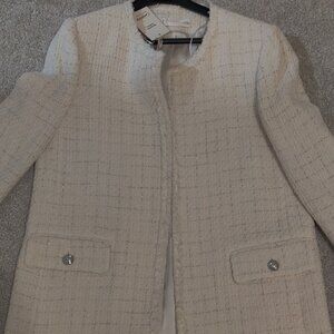 MNG Mango Tweed Jacket Size L
